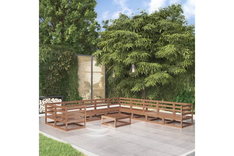 Hagesofagruppe 11 deler heltre furu - Brun - Hage - Utemiljø - Veranda & terrasse - Verandamøbler