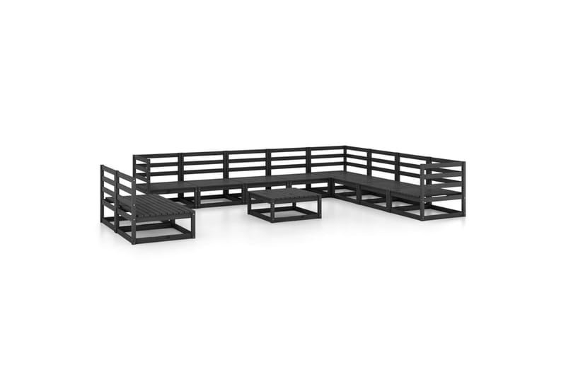Hagesofagruppe 11 deler svart heltre furu - Svart - Hage - Utemiljø - Veranda & terrasse - Verandamøbler