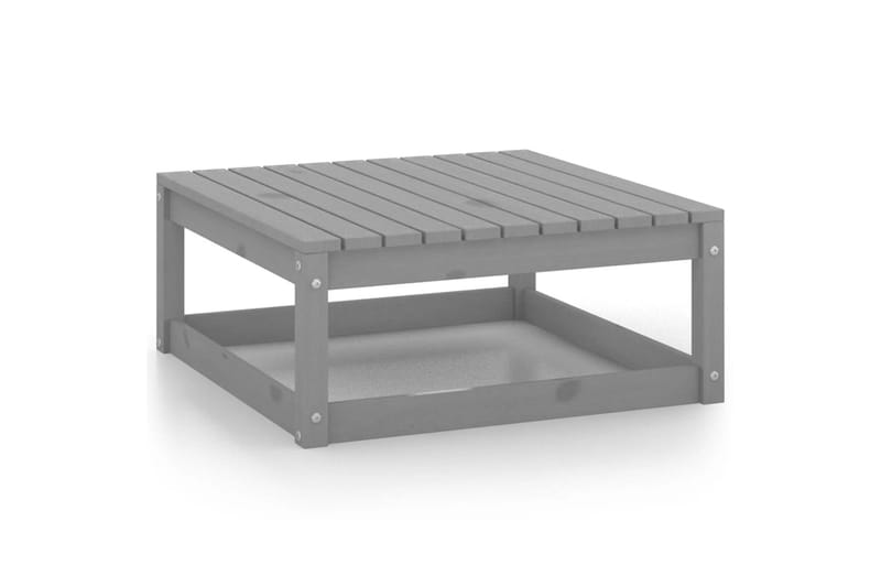 Hagesofagruppe 12 deler grå heltre furu - Grå - Verandamøbler - Sofagruppe utendørs - Loungesett