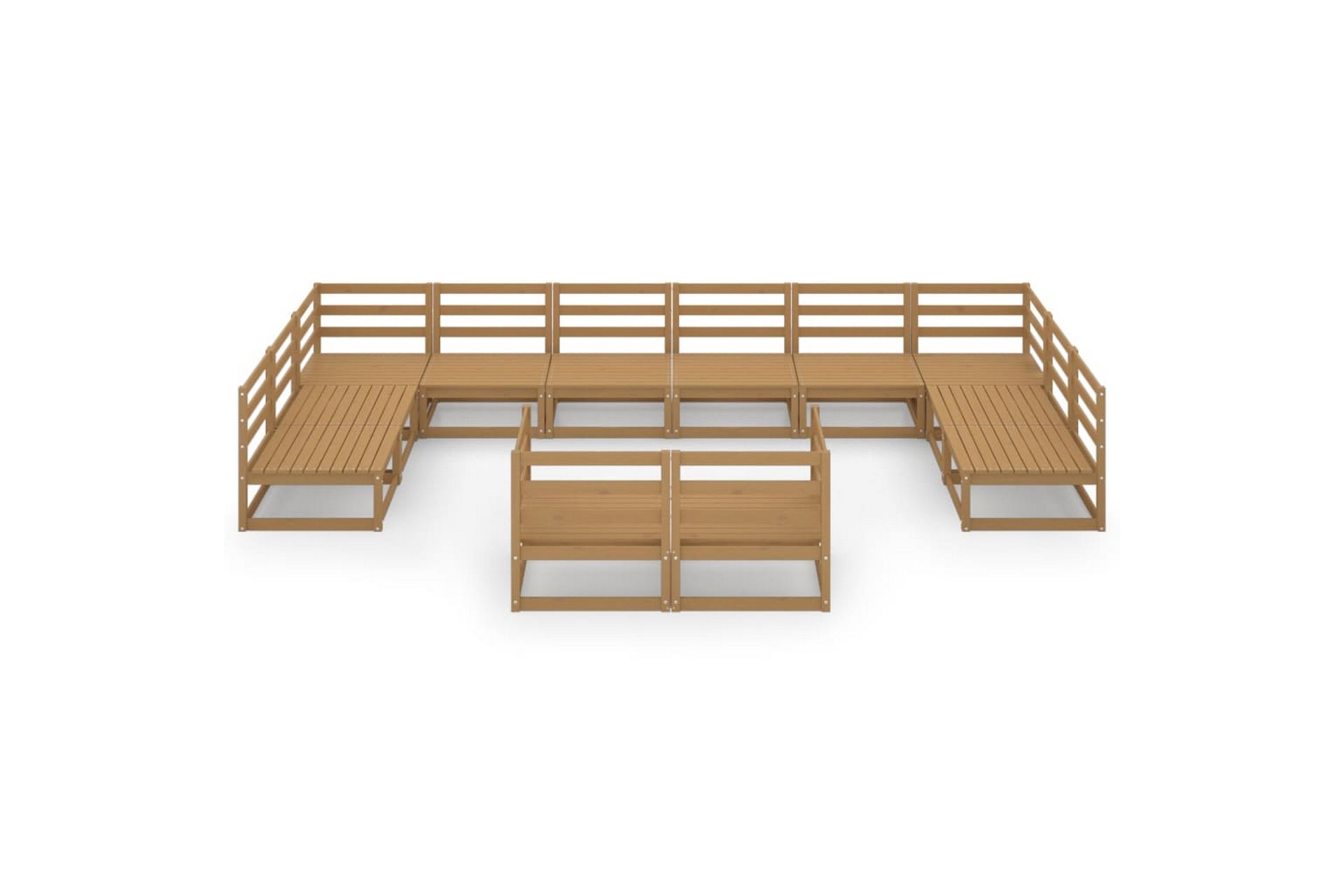 Hagesofagruppe 12 deler heltre furu - Brun - Hage - Utemiljø - Veranda & terrasse - Verandamøbler