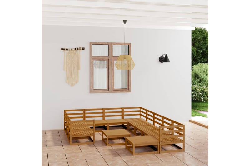 Hagesofagruppe 12 deler heltre furu - Brun - Hage - Utemiljø - Veranda & terrasse - Verandamøbler