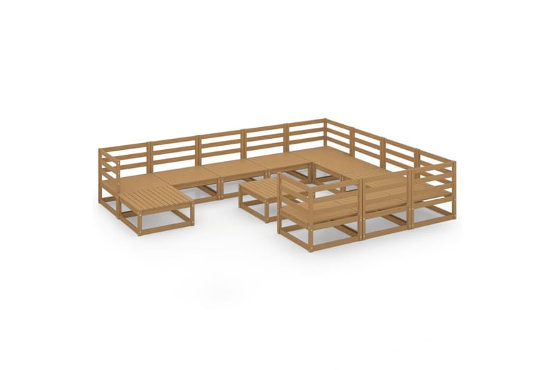Hagesofagruppe 12 deler heltre furu - Brun - Hage - Utemiljø - Veranda & terrasse - Verandamøbler