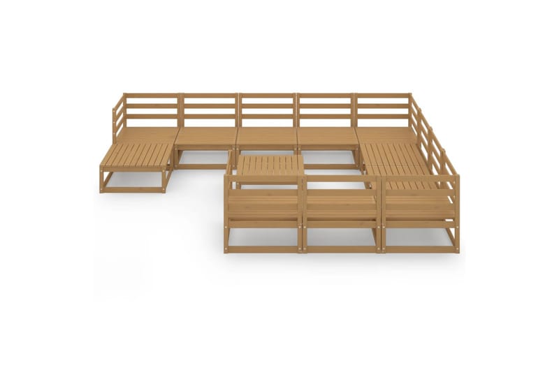 Hagesofagruppe 12 deler heltre furu - Brun - Hage - Utemiljø - Veranda & terrasse - Verandamøbler