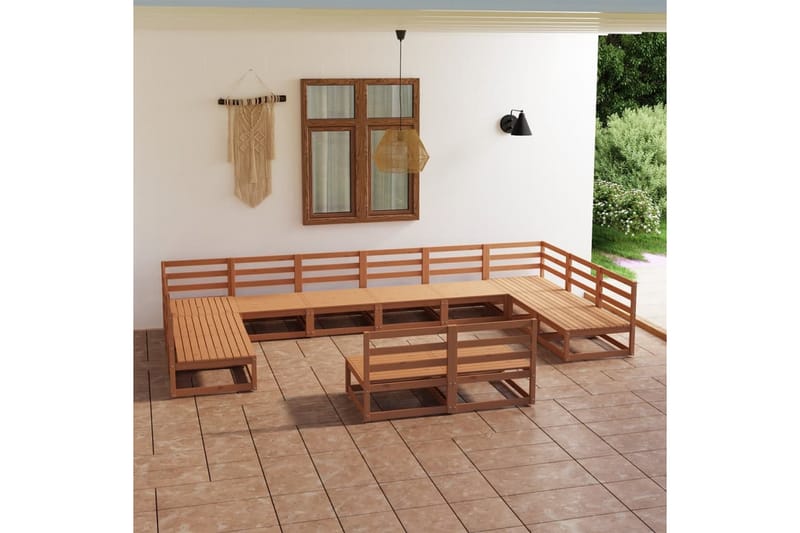 Hagesofagruppe 12 deler heltre furu - Brun - Hage - Utemiljø - Veranda & terrasse - Verandamøbler