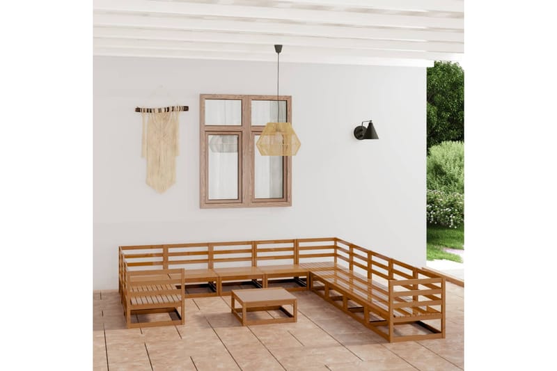 Hagesofagruppe 12 deler heltre furu - Brun - Hage - Utemiljø - Veranda & terrasse - Verandamøbler