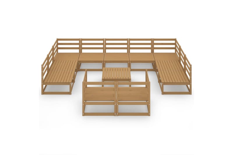 Hagesofagruppe 12 deler heltre furu - Brun - Hage - Utemiljø - Veranda & terrasse - Verandamøbler