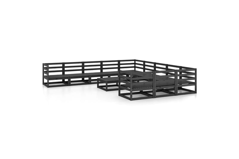 Hagesofagruppe 12 deler svart heltre furu - Svart - Hage - Utemiljø - Veranda & terrasse - Verandamøbler