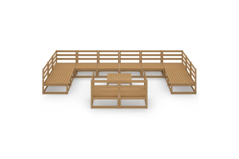 Hagesofagruppe 13 deler heltre furu - Brun - Hage - Utemiljø - Veranda & terrasse - Verandamøbler