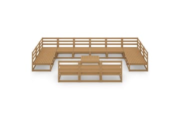 Hagesofagruppe 14 deler heltre furu - Brun - Hage - Utemiljø - Veranda & terrasse - Verandamøbler