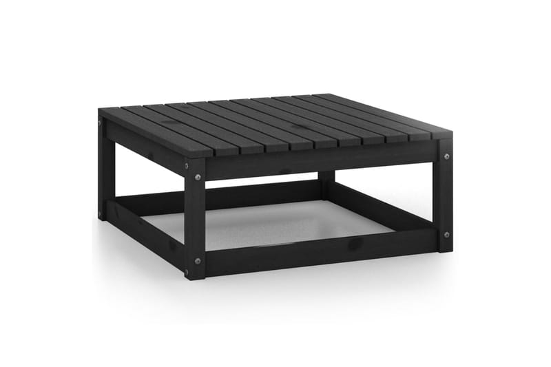 Hagesofagruppe 14 deler svart heltre furu - Svart - Verandamøbler - Sofagruppe utendørs - Loungesett