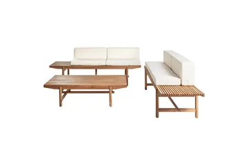 Hagesofagruppe 4-seters Giaveno - Hagemøbler - Loungemøbler - Sofagruppe utendørs