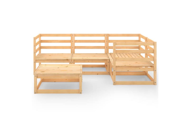 Hagesofagruppe 5 deler heltre furu - Brun - Hage - Utemiljø - Veranda & terrasse - Verandamøbler