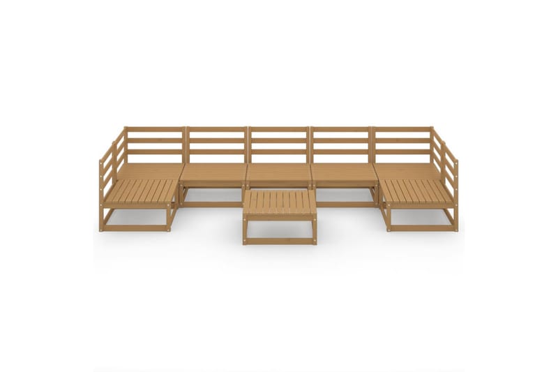 Hagesofagruppe 8 deler heltre furu - Brun - Hage - Utemiljø - Veranda & terrasse - Verandamøbler