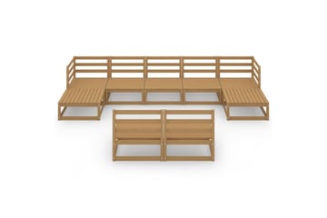 Hagesofagruppe 9 deler heltre furu - Brun - Hage - Utemiljø - Veranda & terrasse - Verandamøbler