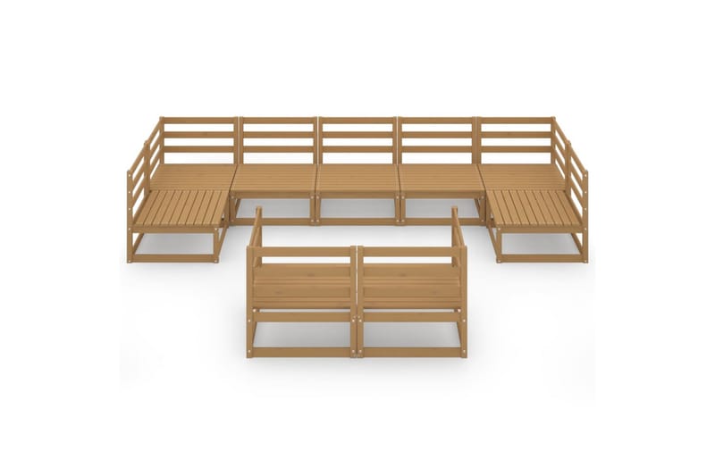 Hagesofagruppe 9 deler heltre furu - Brun - Hage - Utemiljø - Veranda & terrasse - Verandamøbler