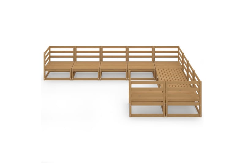 Hagesofagruppe 9 deler heltre furu - Brun - Hage - Utemiljø - Veranda & terrasse - Verandamøbler