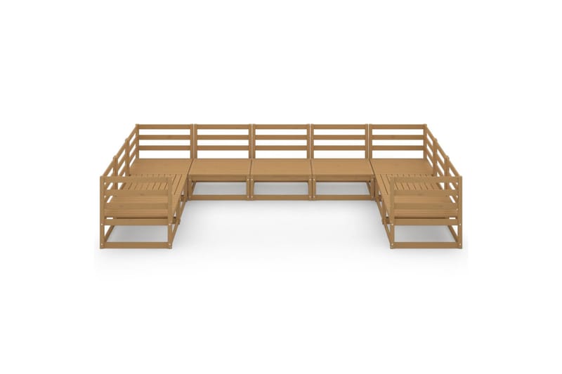 Hagesofagruppe 9 deler heltre furu - Brun - Hage - Utemiljø - Veranda & terrasse - Verandamøbler
