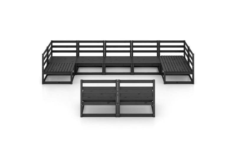 Hagesofagruppe 9 deler heltre furu - Svart - Hage - Utemiljø - Veranda & terrasse - Verandamøbler