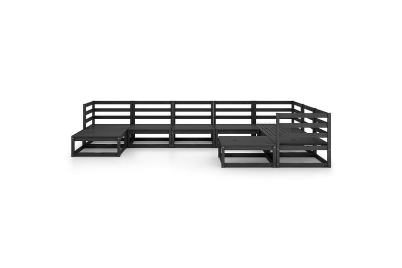 Hagesofagruppe 9 deler svart heltre furu - Svart - Hage - Utemiljø - Veranda & terrasse - Verandamøbler