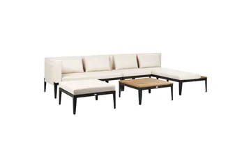 Hagesofagruppe med bord 4-seters Bracciano - Hagemøbler - Loungemøbler - Sofagruppe utendørs
