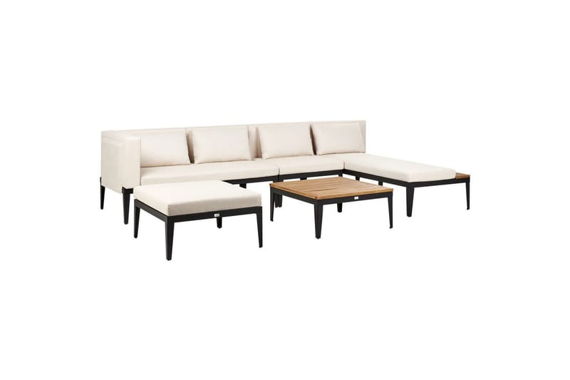Hagesofagruppe med bord 4-seters Bracciano - Hage - Utemiljø - Veranda & terrasse - Verandamøbler