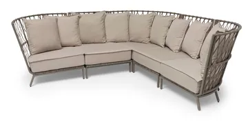 Hillerstorp Jet Set loungesofa hjørne - Beige - Hagemøbler - Loungemøbler - Lounge sofa