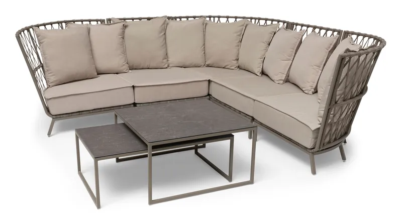 Hillerstorp Jet Set loungesofa hjørne - Beige - Hagemøbler - Loungemøbler - Lounge sofa