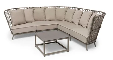 Hillerstorp Jet Set loungesofa hjørne - Beige - Hagemøbler - Loungemøbler - Lounge sofa