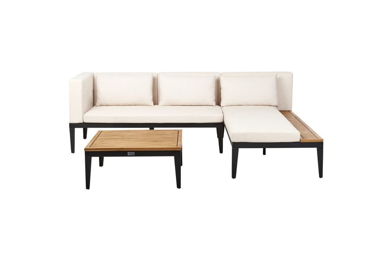 Hjørnesofa til hage med bord 3-seter Bracciano, undefined