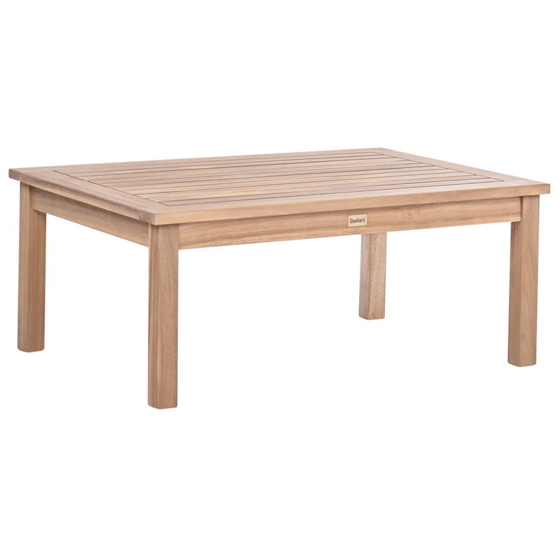 Hjørnesofa utendørs med bord 3-seter Arabba venstrevendt akasietre - Brun/grå - Hage - Utemiljø - Veranda & terrasse - Verandamøbler