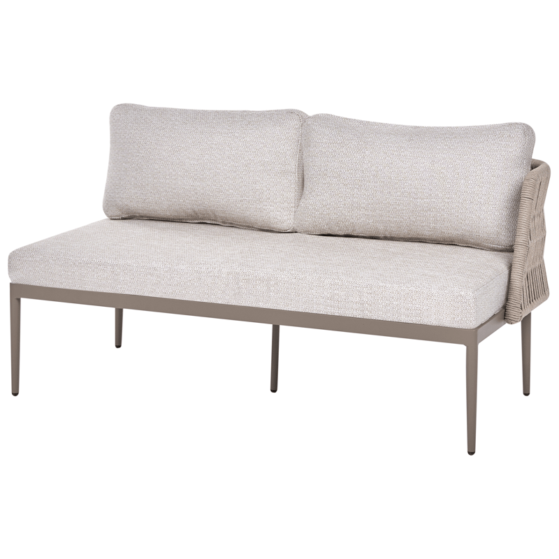Hjørnesofa utendørs med bord 3-seter Leffe høyrevendt - Beige - Hage - Utemiljø - Veranda & terrasse - Verandamøbler