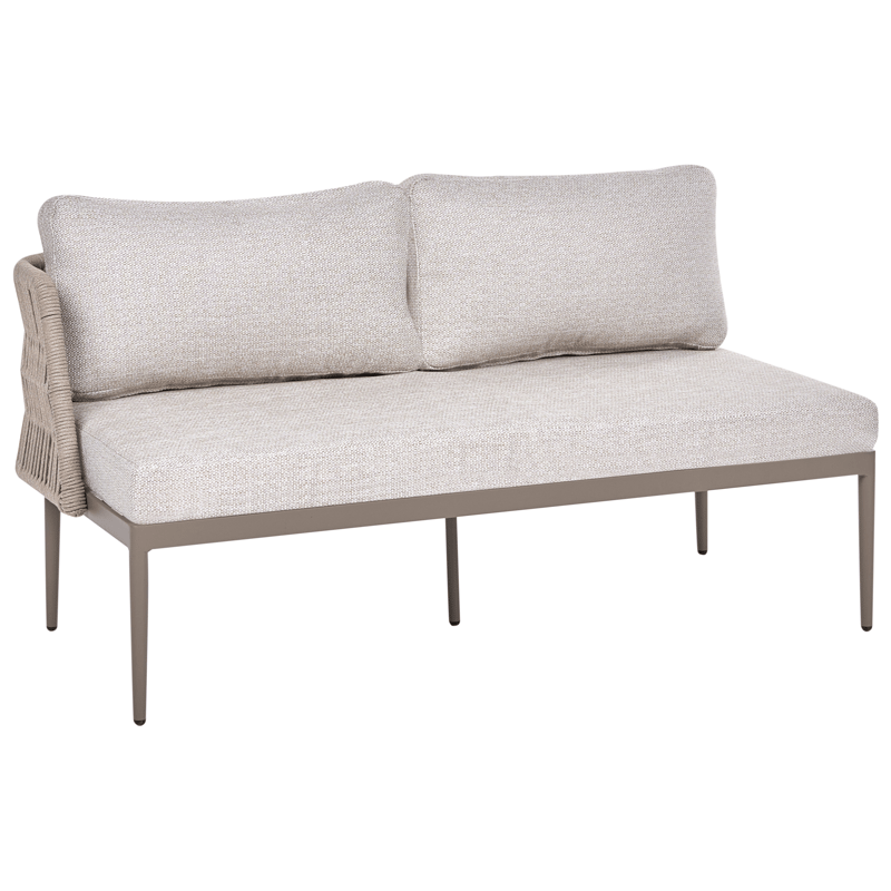 Hjørnesofa utendørs med bord 3-seter Leffe venstrevendt - Beige - Hage - Utemiljø - Veranda & terrasse - Verandamøbler