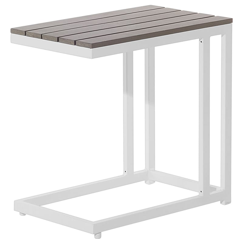 Hjørnesofa utendørs med bord 5-seter Messina venstrevendt - Hvit/Beige/Grønn - Hage - Utemiljø - Veranda & terrasse - Verandamøbler