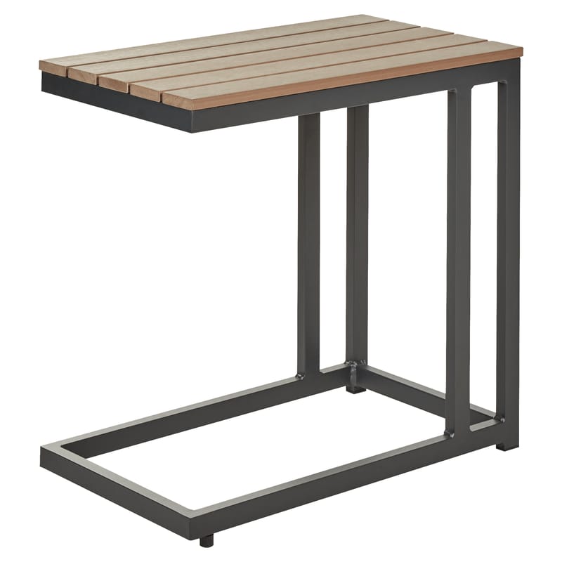 Hjørnesofa utendørs med bord 5-seter Messina venstrevendt - Svart/Beige/Grå - Hage - Utemiljø - Veranda & terrasse - Verandamøbler