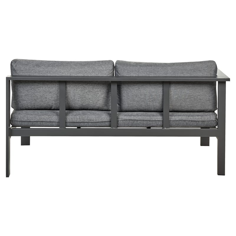 Hjørnesofa utendørs med bord 5-seter Messina venstrevendt - Svart/Beige/Grå - Hage - Utemiljø - Veranda & terrasse - Verandamøbler