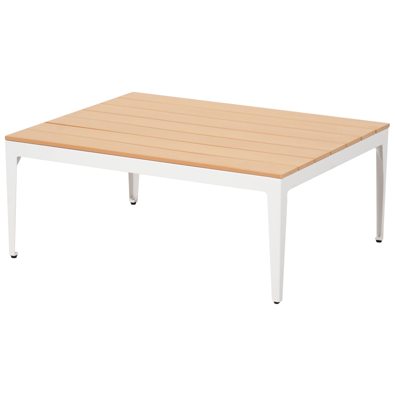 Hjørnesofa utendørs med bord 5-seter Positano - Brun/Hvit/Brun - Hage - Utemiljø - Veranda & terrasse - Verandamøbler