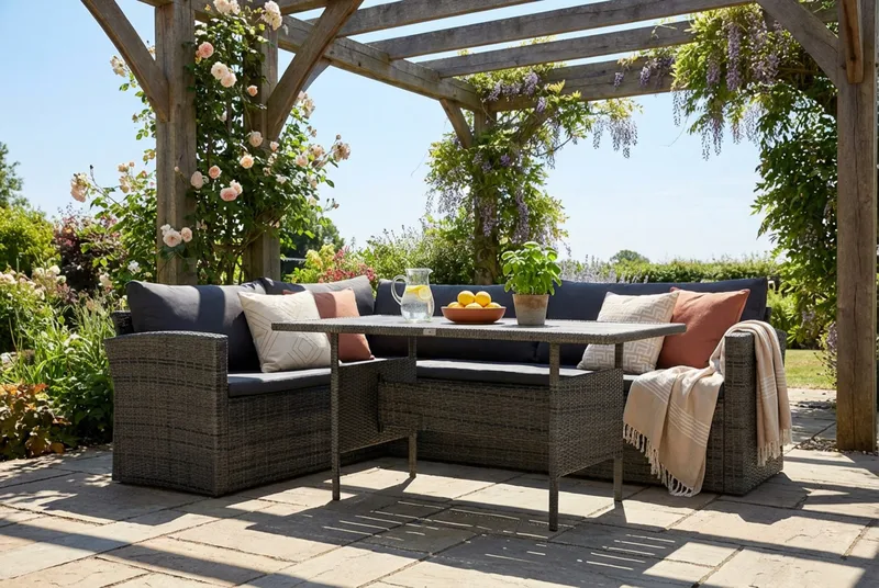 James Light  Sofagruppe 5-seter - Grå - Hage - Utemiljø - Veranda & terrasse - Verandamøbler
