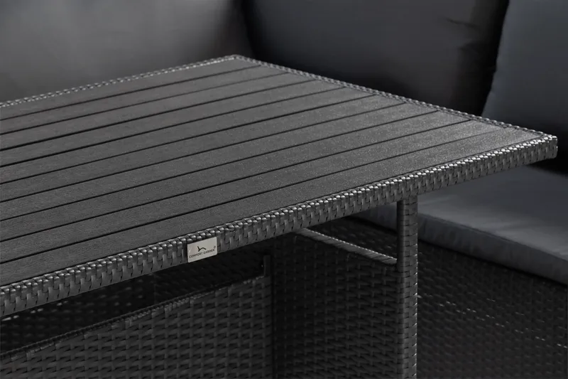 James Light Sofagruppe 5-seter - Svart - Hage - Utemiljø - Veranda & terrasse - Verandamøbler