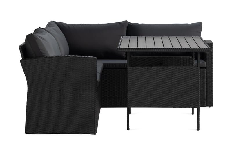 James Light Sofagruppe 5-seter - Svart - Hage - Utemiljø - Veranda & terrasse - Verandamøbler