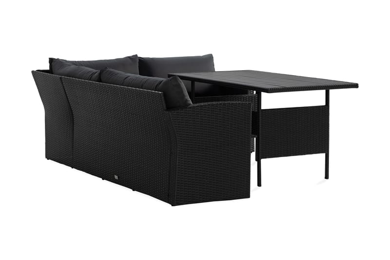 James Light Sofagruppe 5-seter - Svart - Hage - Utemiljø - Veranda & terrasse - Verandamøbler