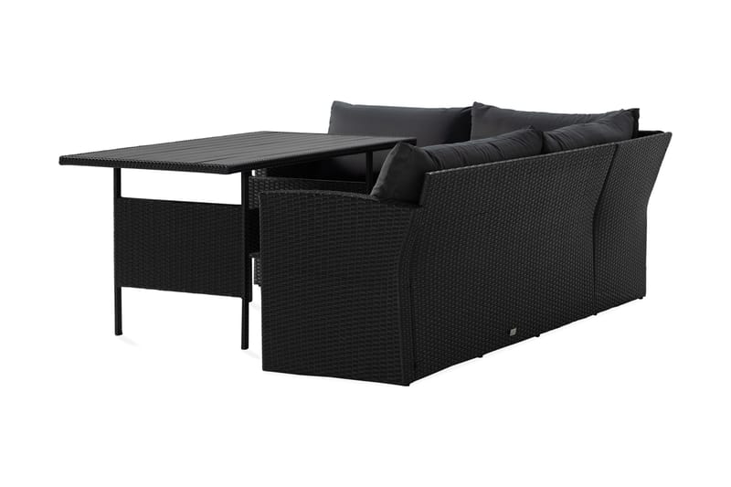 James Light Sofagruppe 5-seter - Svart - Hage - Utemiljø - Veranda & terrasse - Verandamøbler