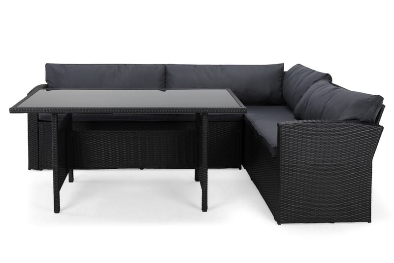 James Light Sofagruppe 5-seter - Svart - Hage - Utemiljø - Veranda & terrasse - Verandamøbler