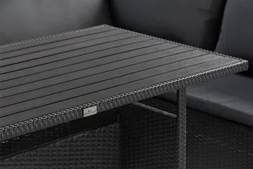 James Light Sofagruppe 5-seter - Svart - Hagemøbler - Loungemøbler - Sofagruppe utendørs