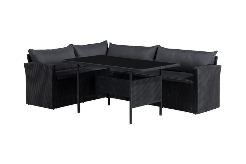 James Light Sofagruppe 5-seter, Svart