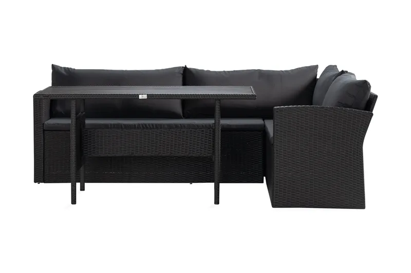 James Light Sofagruppe 5-seter - Svart - Hage - Utemiljø - Veranda & terrasse - Verandamøbler
