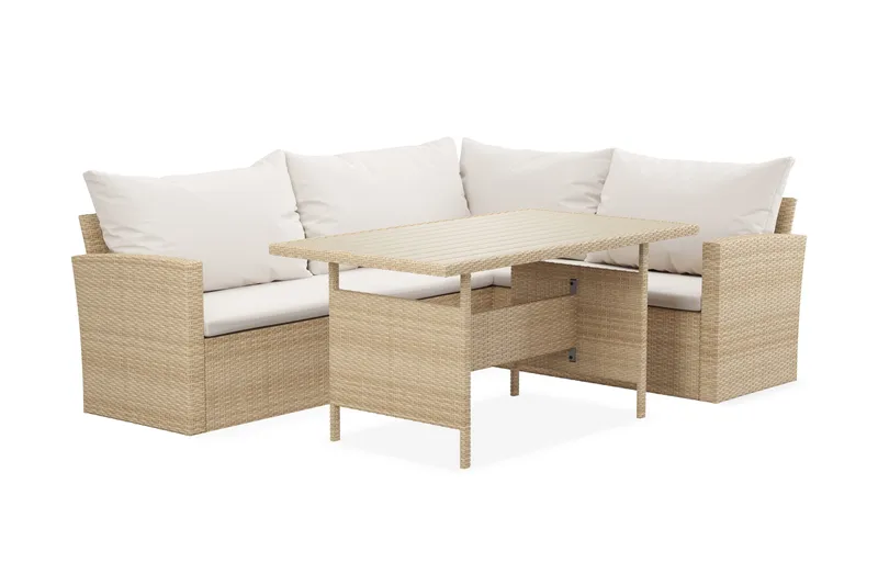 James Light sofagruppe utendørs 5-seter – høyre - Beige - Hage - Utemiljø - Veranda & terrasse - Verandamøbler