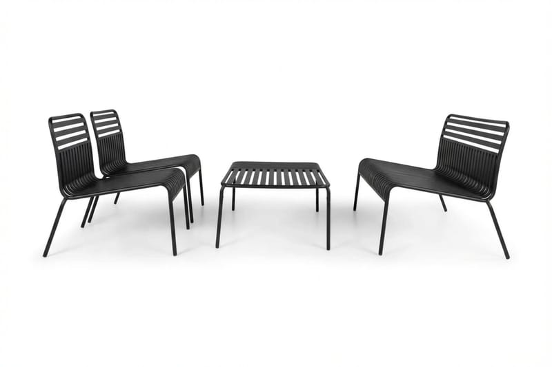 Jarva sofagruppe utendørs - Antrasitt - Hage - Utemiljø - Veranda & terrasse - Verandamøbler