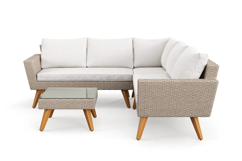 Karlskrona Loungegruppe Utendørs - Brun - Hage - Utemiljø - Veranda & terrasse - Verandamøbler