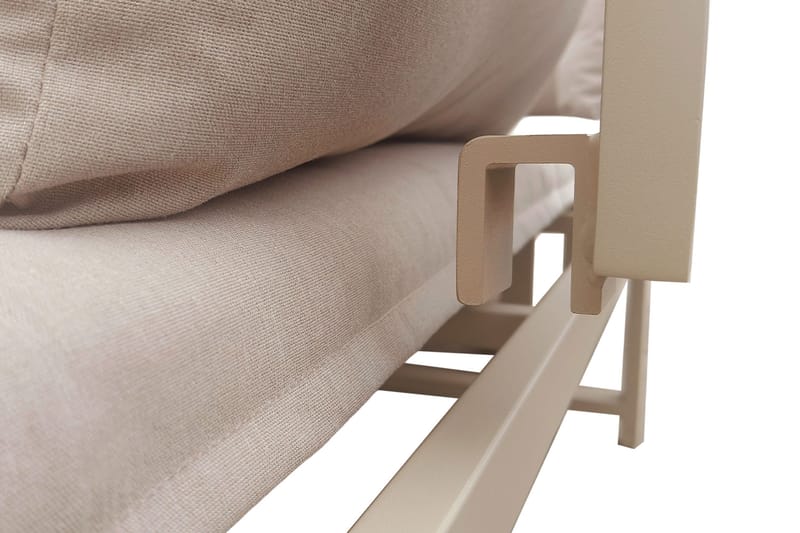 Lainelle 4-seters sofagruppe for altan og terrasse med beige puter - Beige - Hage - Utemiljø - Veranda & terrasse - Verandamøbler