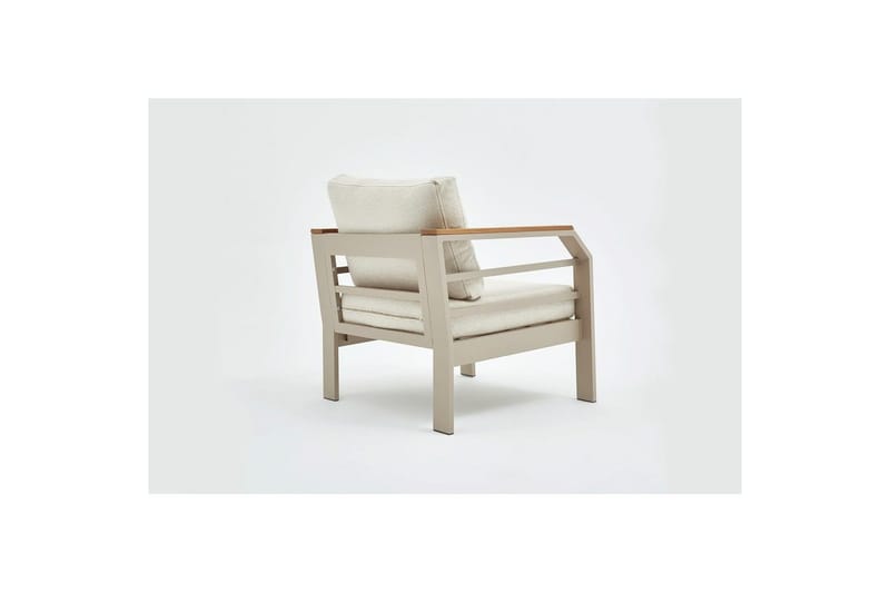 Lassento Utendørs Sofasett 5 seter - Beige - Hage - Utemiljø - Veranda & terrasse - Verandamøbler